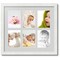 ArtToFrames Collage Photo Picture Frame with 6 - 5x7 inch Openings, Framed in White with Over 62 Mat Color Options and Plexi Glass (CSM-3966-2041)